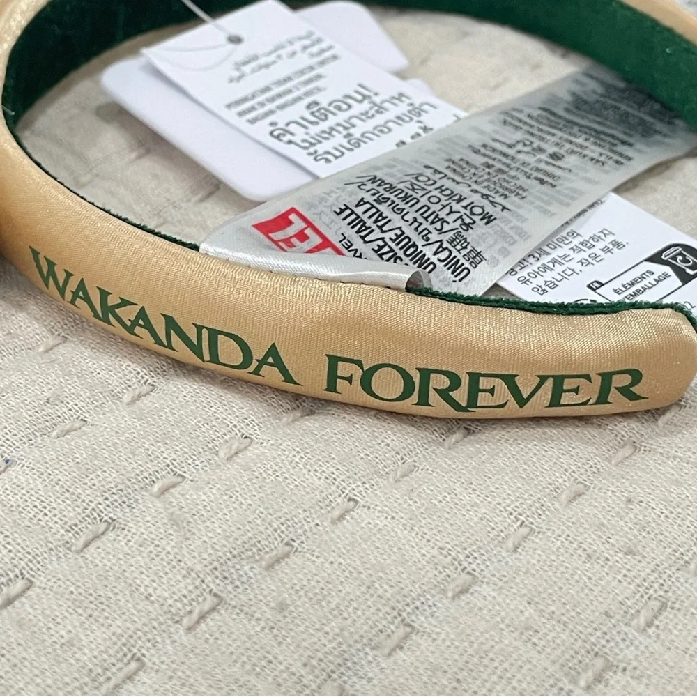 NEW‎ Disney Parks Black Panther Wakanda Forever Minnie Mouse Ear Headband